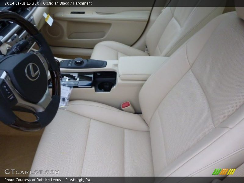 Obsidian Black / Parchment 2014 Lexus ES 350