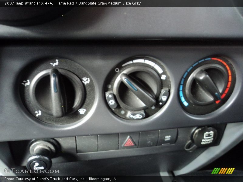 Flame Red / Dark Slate Gray/Medium Slate Gray 2007 Jeep Wrangler X 4x4