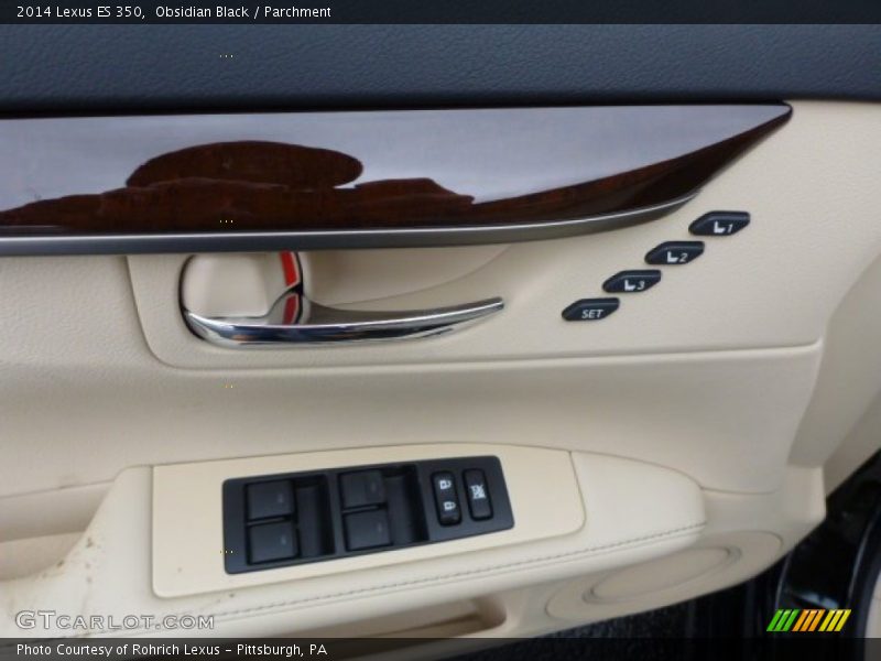 Obsidian Black / Parchment 2014 Lexus ES 350
