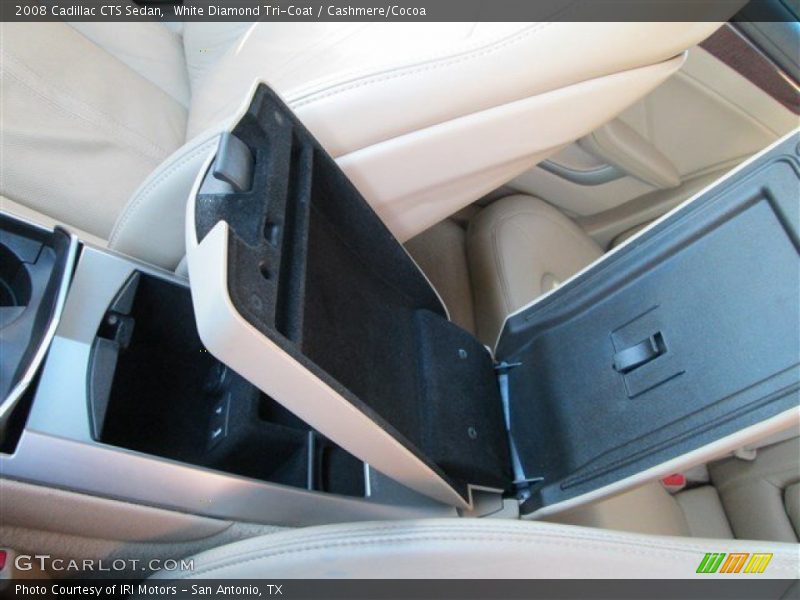 White Diamond Tri-Coat / Cashmere/Cocoa 2008 Cadillac CTS Sedan
