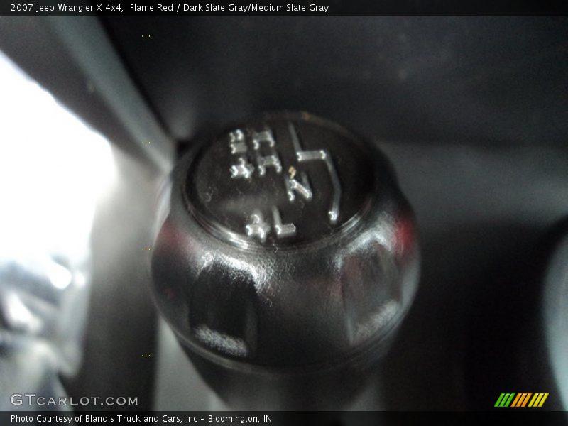 Flame Red / Dark Slate Gray/Medium Slate Gray 2007 Jeep Wrangler X 4x4