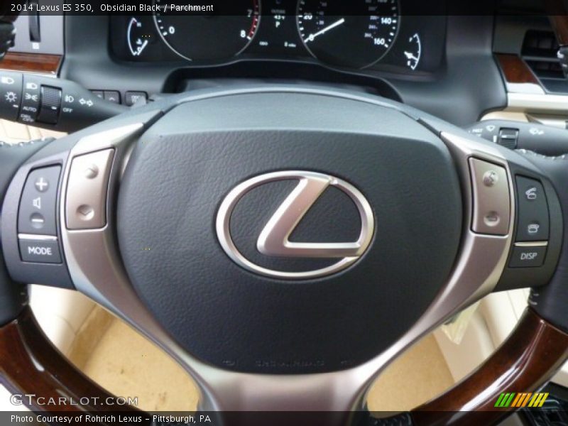 Obsidian Black / Parchment 2014 Lexus ES 350