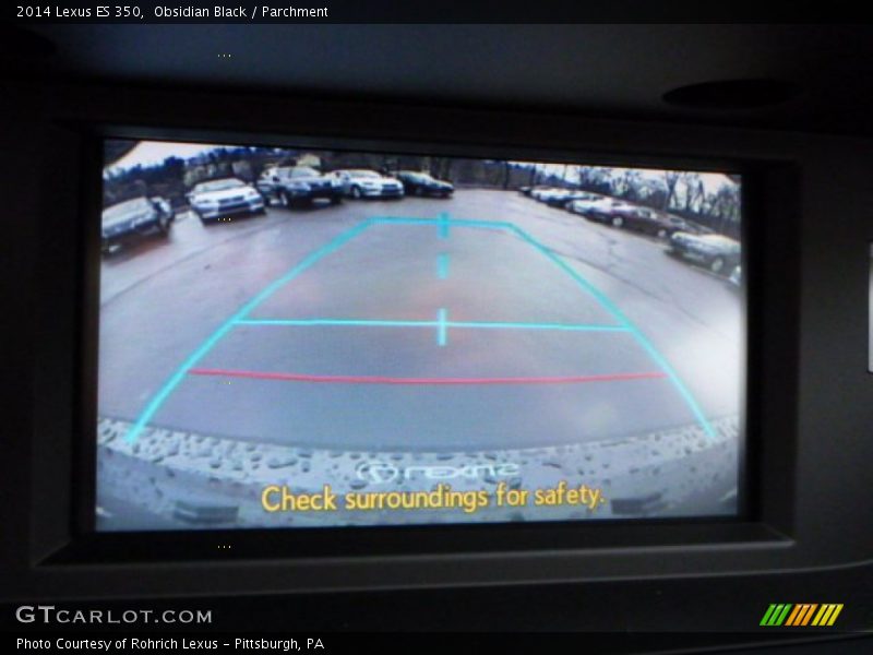 Obsidian Black / Parchment 2014 Lexus ES 350