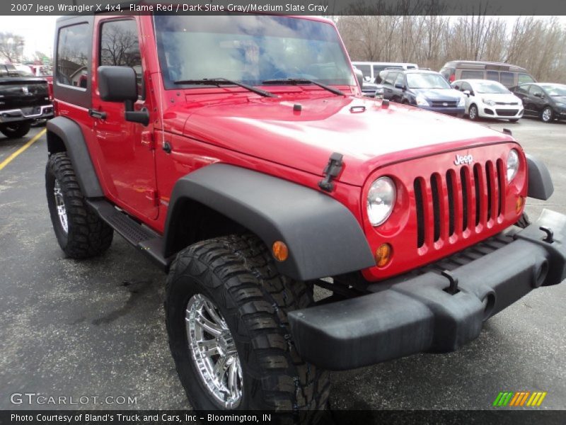 Flame Red / Dark Slate Gray/Medium Slate Gray 2007 Jeep Wrangler X 4x4