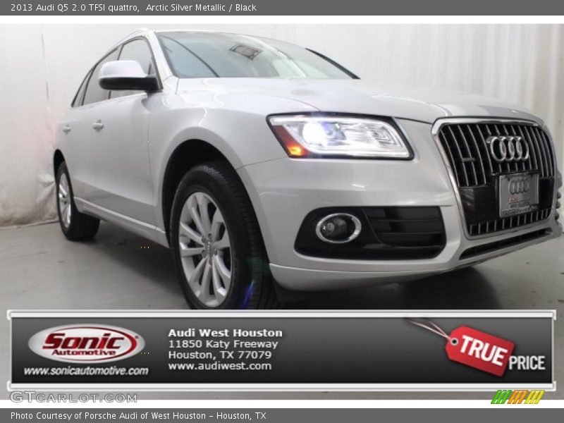 Arctic Silver Metallic / Black 2013 Audi Q5 2.0 TFSI quattro