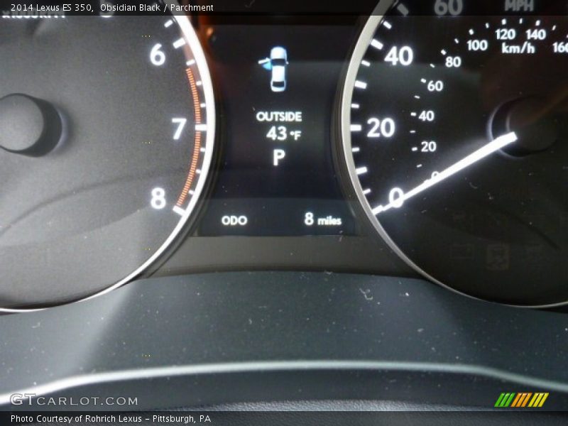 Obsidian Black / Parchment 2014 Lexus ES 350