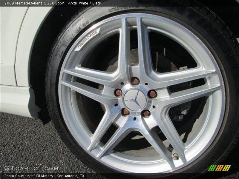 Arctic White / Black 2009 Mercedes-Benz C 350 Sport