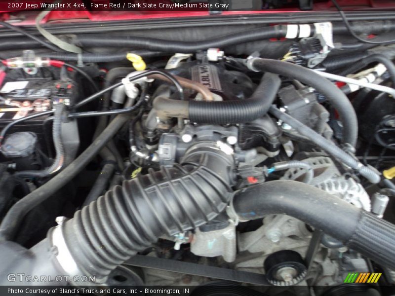Flame Red / Dark Slate Gray/Medium Slate Gray 2007 Jeep Wrangler X 4x4