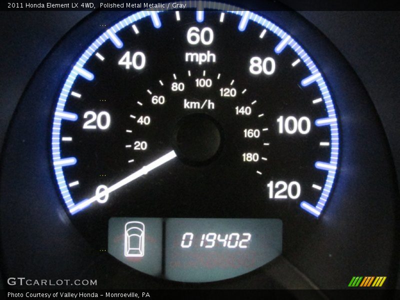 Polished Metal Metallic / Gray 2011 Honda Element LX 4WD