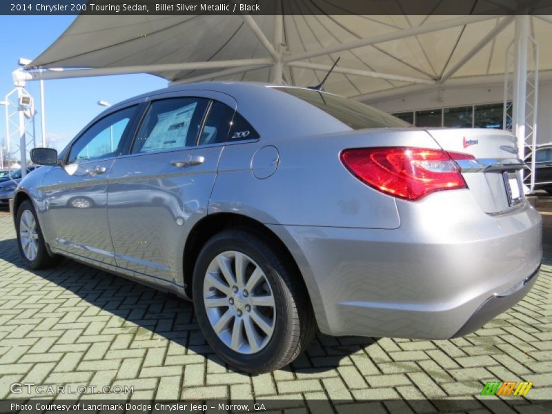 Billet Silver Metallic / Black 2014 Chrysler 200 Touring Sedan