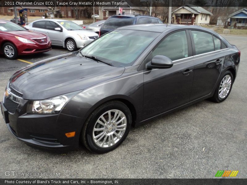 Taupe Gray Metallic / Medium Titanium 2011 Chevrolet Cruze ECO