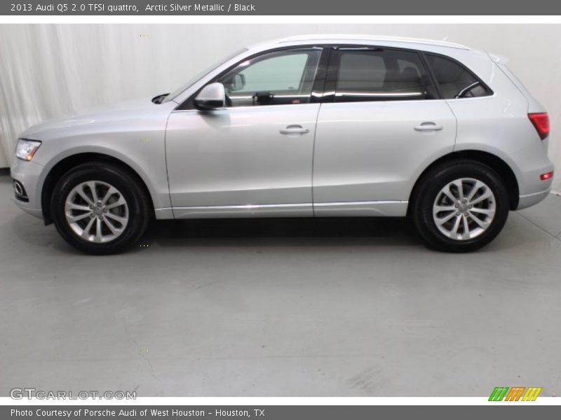 Arctic Silver Metallic / Black 2013 Audi Q5 2.0 TFSI quattro