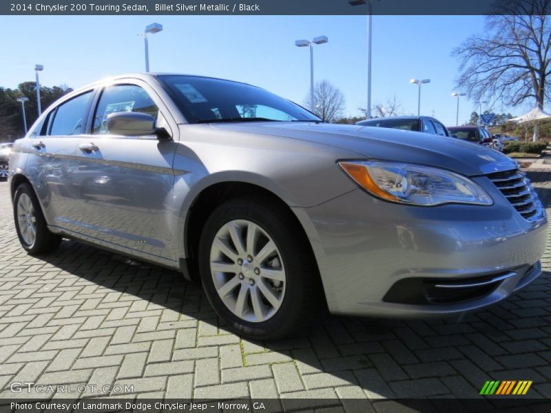 Billet Silver Metallic / Black 2014 Chrysler 200 Touring Sedan