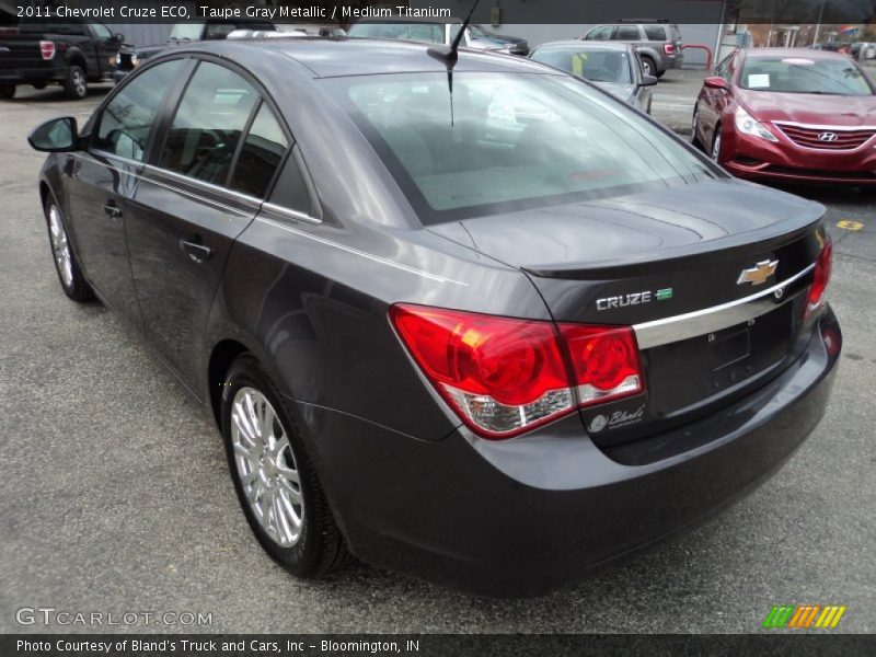 Taupe Gray Metallic / Medium Titanium 2011 Chevrolet Cruze ECO