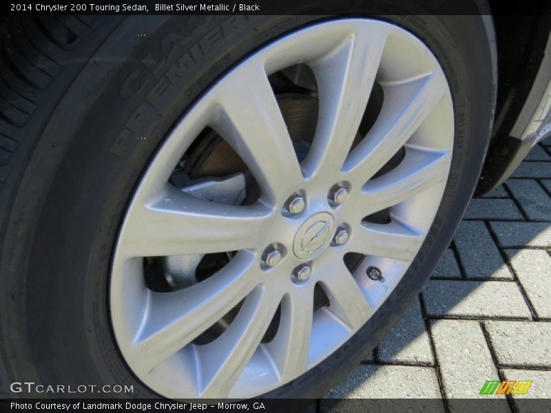 Billet Silver Metallic / Black 2014 Chrysler 200 Touring Sedan