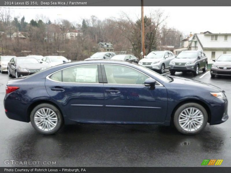 Deep Sea Mica / Parchment 2014 Lexus ES 350