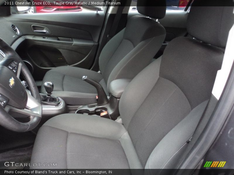 Taupe Gray Metallic / Medium Titanium 2011 Chevrolet Cruze ECO