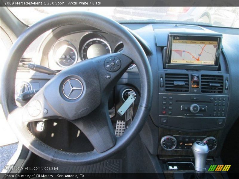 Arctic White / Black 2009 Mercedes-Benz C 350 Sport