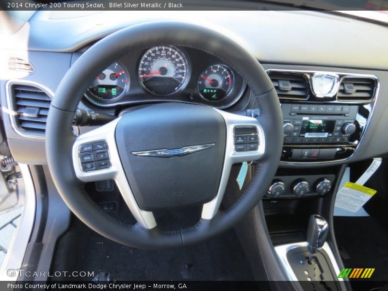 Billet Silver Metallic / Black 2014 Chrysler 200 Touring Sedan