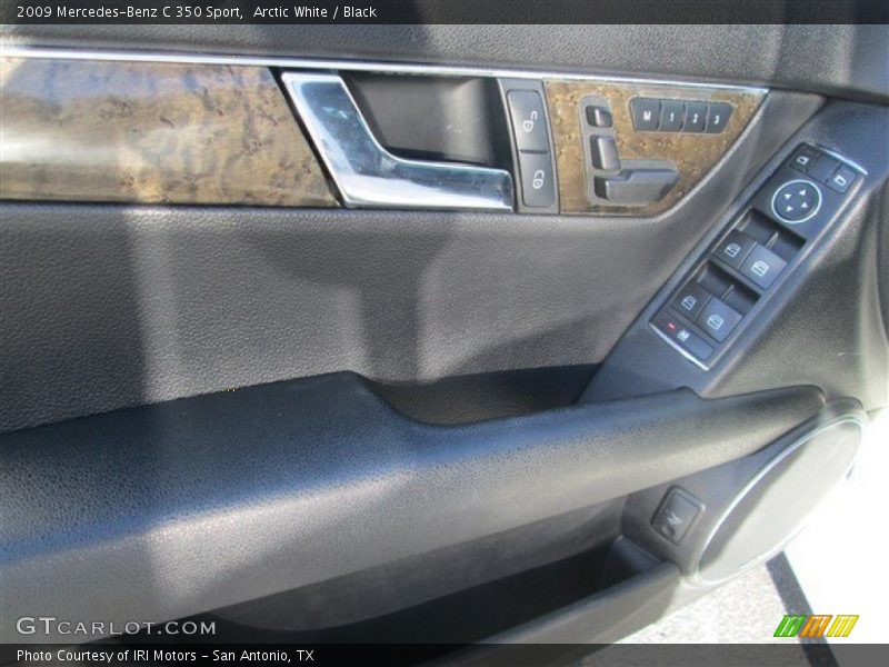 Arctic White / Black 2009 Mercedes-Benz C 350 Sport