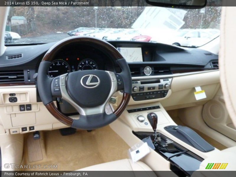 Deep Sea Mica / Parchment 2014 Lexus ES 350