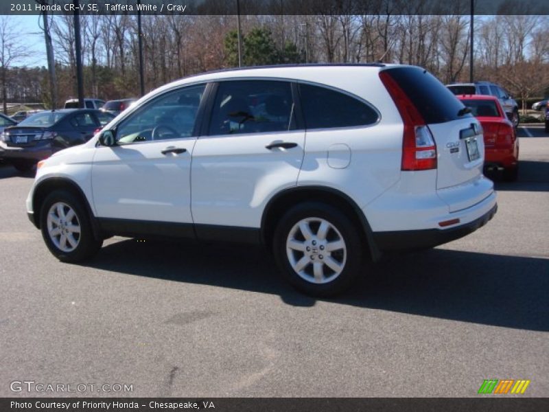 Taffeta White / Gray 2011 Honda CR-V SE