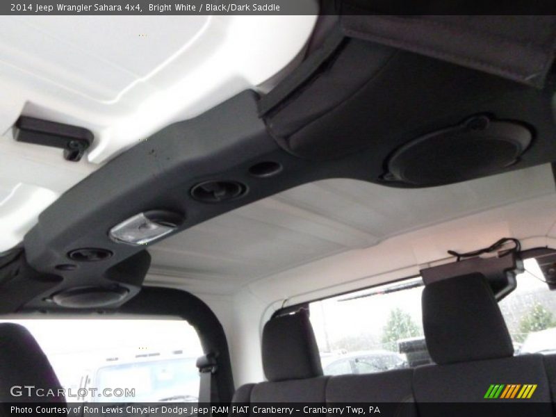 Bright White / Black/Dark Saddle 2014 Jeep Wrangler Sahara 4x4
