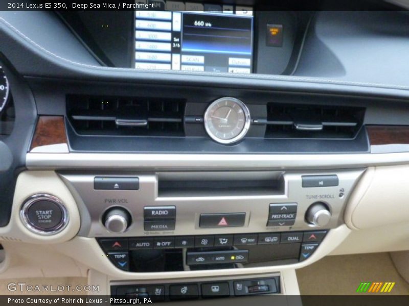 Deep Sea Mica / Parchment 2014 Lexus ES 350