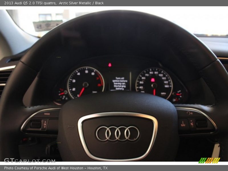 Arctic Silver Metallic / Black 2013 Audi Q5 2.0 TFSI quattro