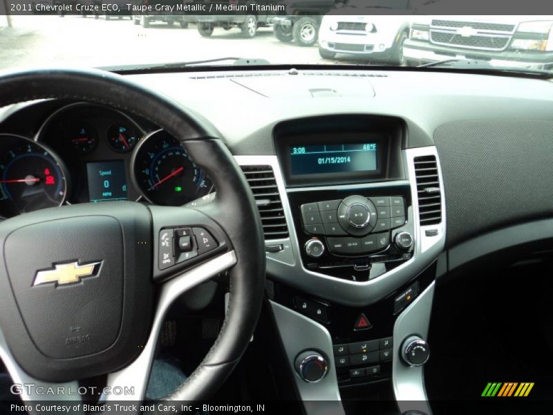 Taupe Gray Metallic / Medium Titanium 2011 Chevrolet Cruze ECO