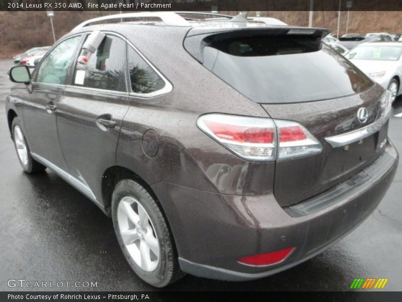 Fire Agate Pearl / Parchment 2014 Lexus RX 350 AWD