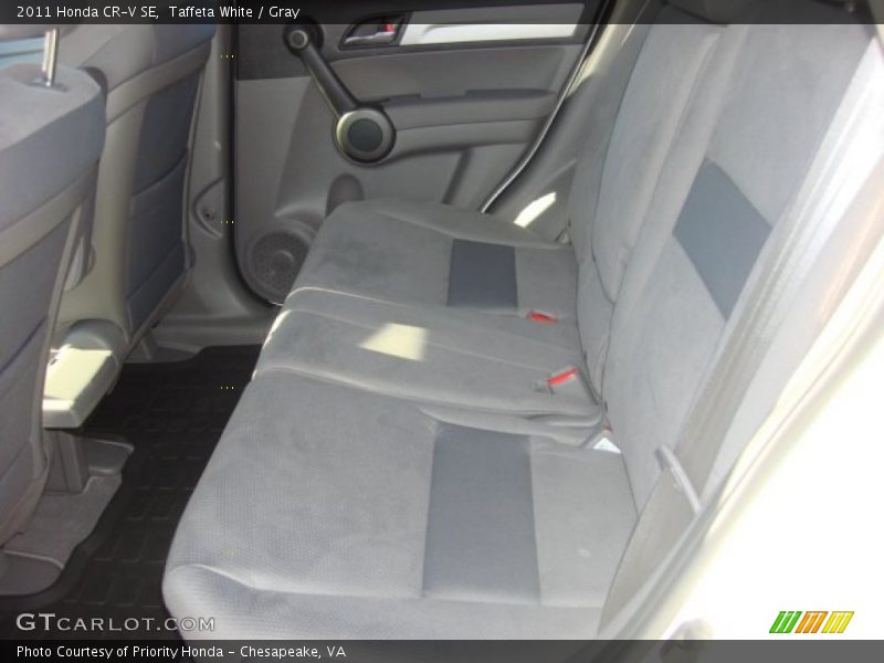Taffeta White / Gray 2011 Honda CR-V SE
