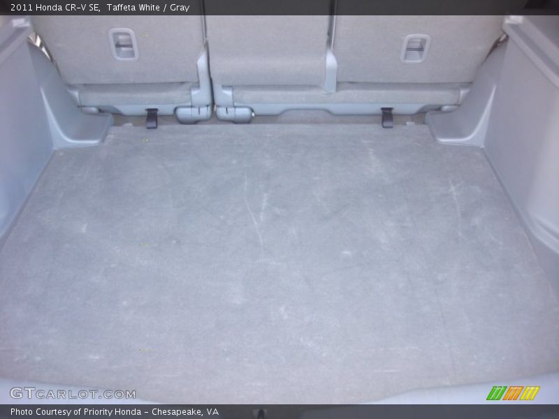 Taffeta White / Gray 2011 Honda CR-V SE