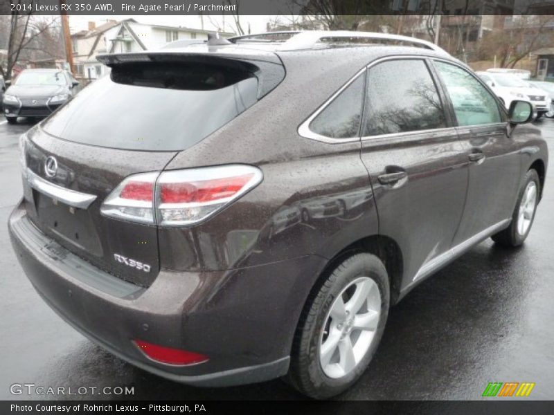 Fire Agate Pearl / Parchment 2014 Lexus RX 350 AWD
