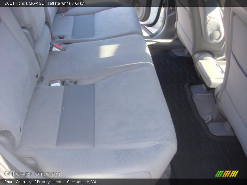 Taffeta White / Gray 2011 Honda CR-V SE