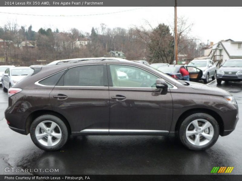 Fire Agate Pearl / Parchment 2014 Lexus RX 350 AWD