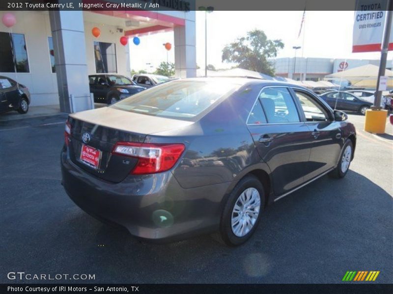 Magnetic Gray Metallic / Ash 2012 Toyota Camry LE