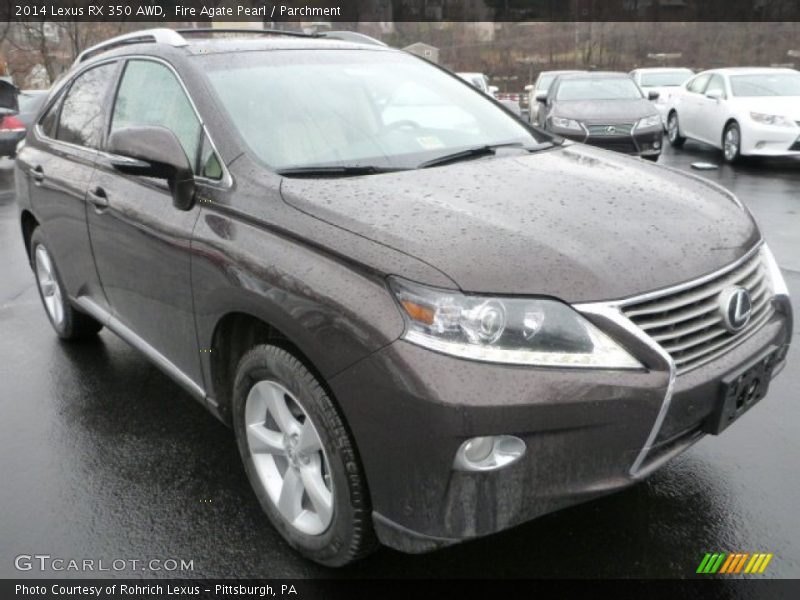 Fire Agate Pearl / Parchment 2014 Lexus RX 350 AWD