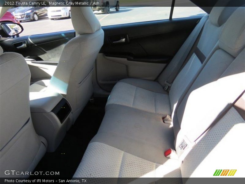 Magnetic Gray Metallic / Ash 2012 Toyota Camry LE