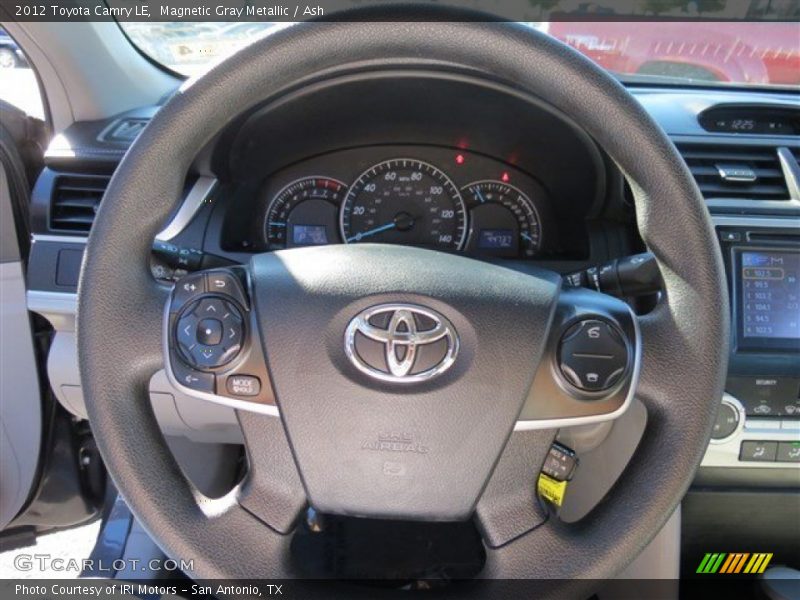 Magnetic Gray Metallic / Ash 2012 Toyota Camry LE