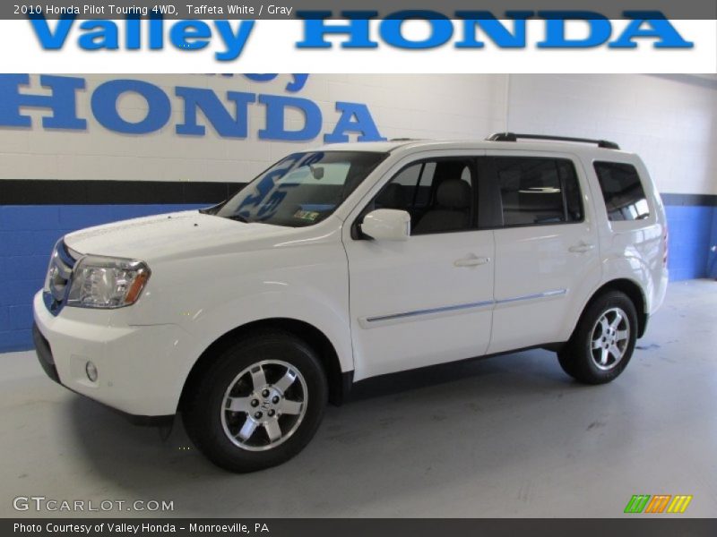 Taffeta White / Gray 2010 Honda Pilot Touring 4WD