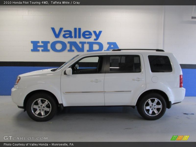 Taffeta White / Gray 2010 Honda Pilot Touring 4WD