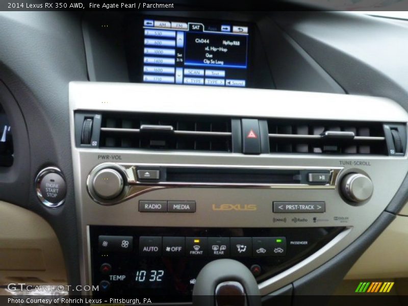 Fire Agate Pearl / Parchment 2014 Lexus RX 350 AWD