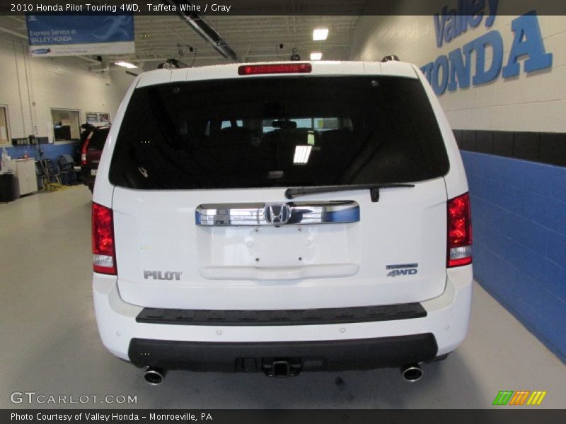 Taffeta White / Gray 2010 Honda Pilot Touring 4WD