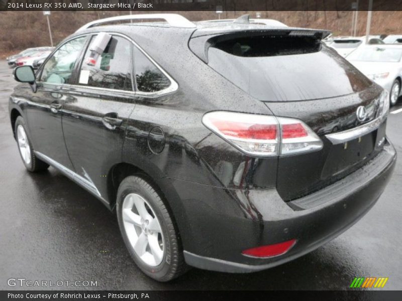 Stargazer Mica / Black 2014 Lexus RX 350 AWD