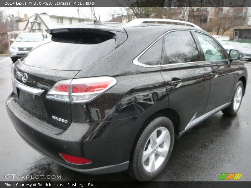 Stargazer Mica / Black 2014 Lexus RX 350 AWD