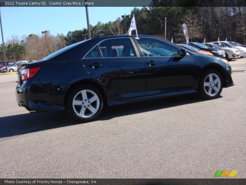 Cosmic Gray Mica / Black 2012 Toyota Camry SE
