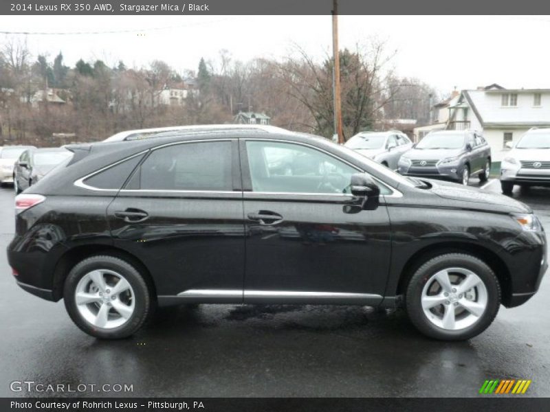 Stargazer Mica / Black 2014 Lexus RX 350 AWD
