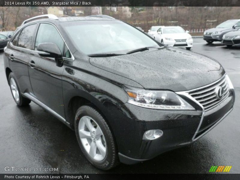 Stargazer Mica / Black 2014 Lexus RX 350 AWD