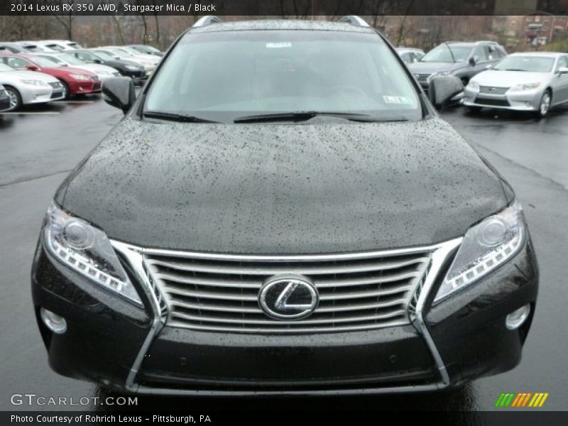Stargazer Mica / Black 2014 Lexus RX 350 AWD